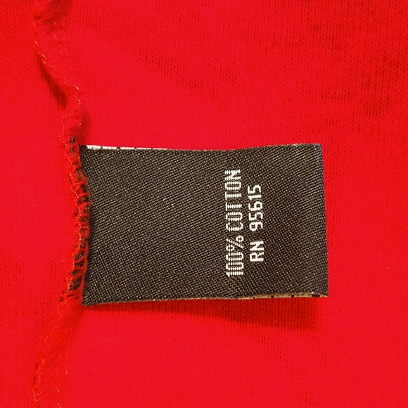 Rafaela petites red rose cardigan sweater Sz PM - Picture 5 of 6